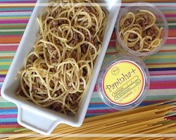 lcmpapinha+macarrão(spaghetti)comcarninhamoída(patinho)